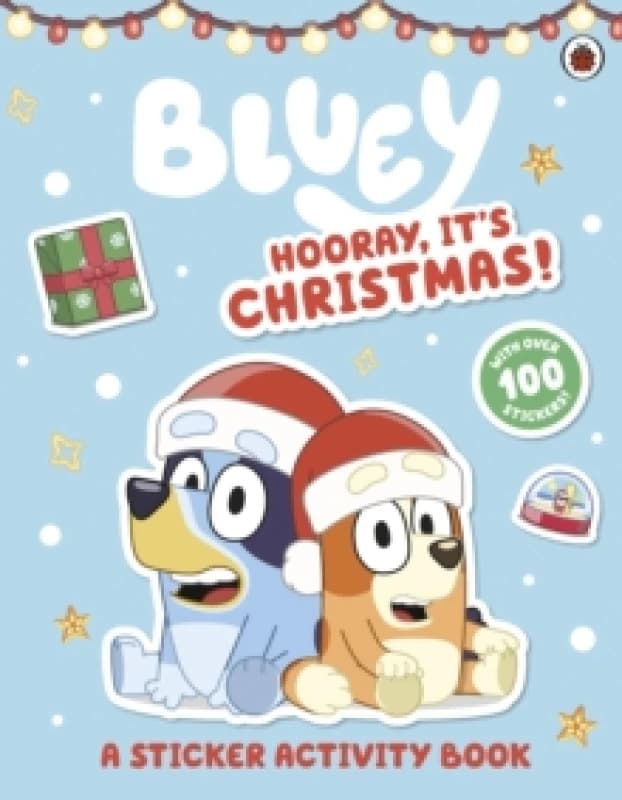 Bluey Bluey: Hooray It's Christmas Sticker Activity Book Multi unisex