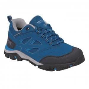 Regatta Holcombe Low Junior Walking Shoes - Petrol/SvrFl