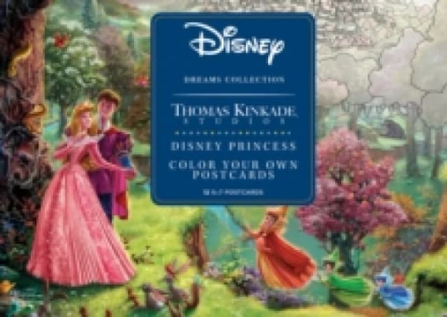 Disney Dreams Collection Thomas Kinkade Studios Disney Princess Color Your Own P Board book