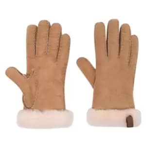 Ugg Shorty Trim Gloves - Beige