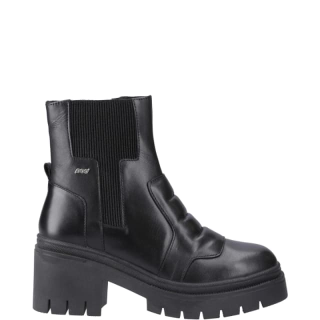 POD Lillian Heeled Ankle Boot - Black 3