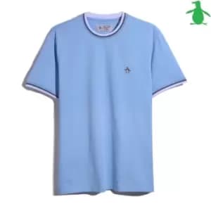 Original Penguin Ringer T Shirt - Blue