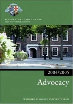 Advocacy by Inns of Court School of Law Paperback