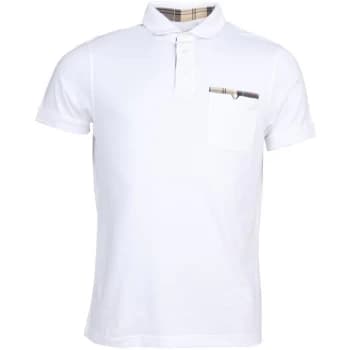 Barbour Corpatch Polo Shirt - White