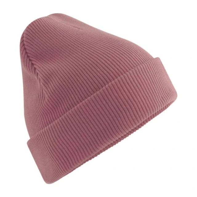 Beechfield Mens Cuffed Cotton Heavyweight Beanie in Rose Rose Male One Size