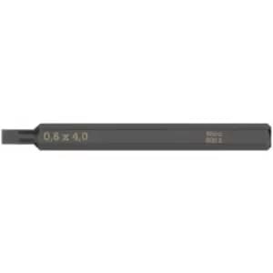 Wera 800 S Slotted Bit for Impact Screwdrivers, 0.8 x 4 x 70 mm - N/A