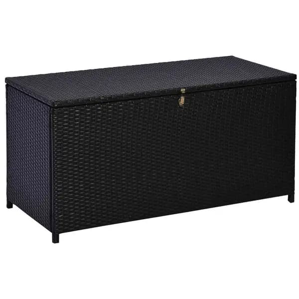 Outsunny Large Rattan Outdoor Storage Box 865-003