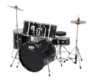 PP DRUMS PP250BLK 5 Piece Drum Kit - Black