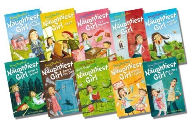 Enid Blyton Books Naughtiest Girl 10 Book Collection Set Again,Keeps a Secret Paperback Enid Blyton Books