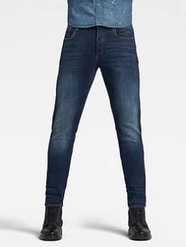 G-Star RAW 3301 Slim Fit Jeans - Blue Size 36, Length Long, Men