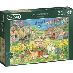 Falcon Lambing Season Jigsaw Puzzle - 500XL Pieces