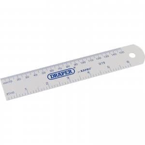 Draper D19 Aluminium Rule 6" / 150mm
