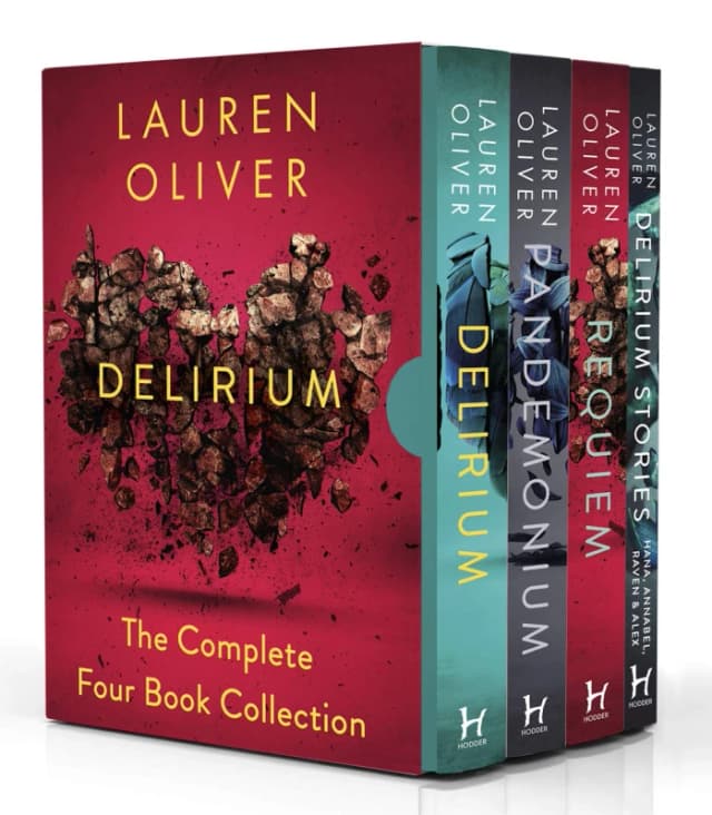 Delirium Series Complete 4-Book Box Set by Lauren Oliver Lauren Oliver Books