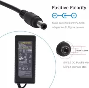 Ener-J 24V 2A 24W Plastic Power Adapter