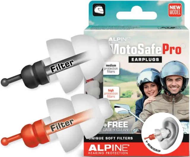 Alpine MotoSafe Pro Earplugs Size
