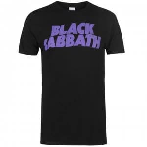 Official Black Sabbath T Shirt - Wavy Logo