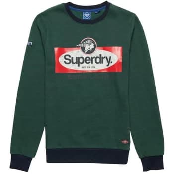 Superdry AC Ringer Crew Neck - Jungle Grn DFP