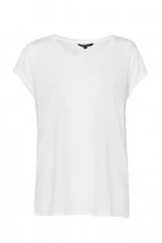 French Connection Hetty Marl T Shirt Winter White