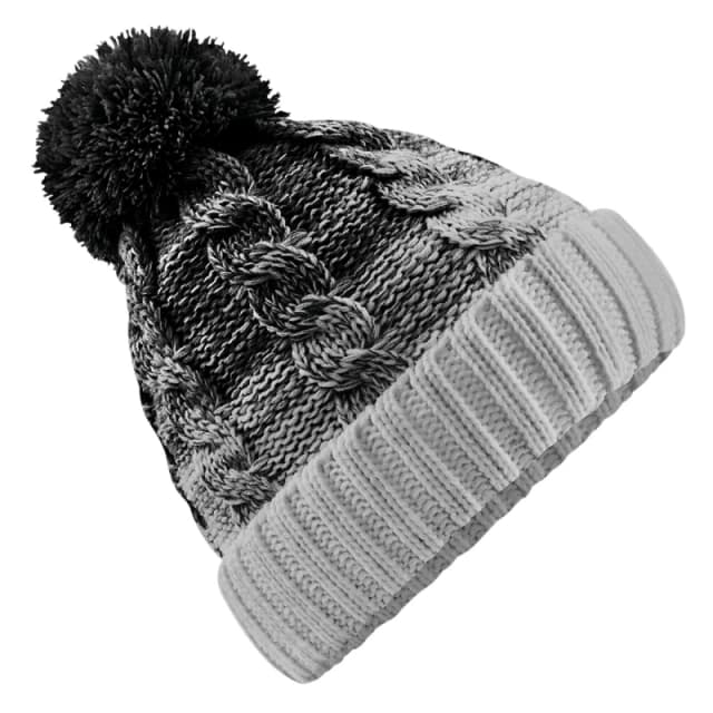 Beechfield Beechfield Men Ombre Beanie in Black One Size Male 5063417943846
