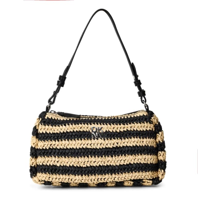 DKNY Remy SHD Bag Ld61 Black/Natural female One Size