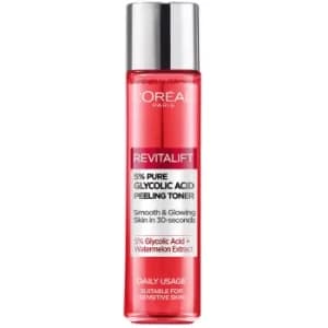 LOreal Paris 5% Glycolic Acid Peeling Toner 180ml