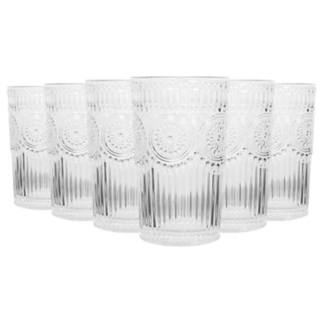 Argon Tableware Amore Highball Glasses - 350Ml - Pack Of 6