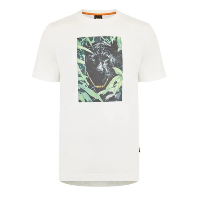 Boss Mens HBO Animal T-Shirt White male S