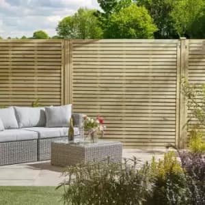 Rowlinson Ledbury 3x6ft Contemporary Screen/Gate Garden & Outdoor