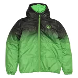 Xbox Girls Controller Puffer Jacket (10-11 Years) (Green/Black)