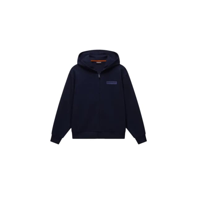 Child hoodie Napapijri New Box Logo Bleu Unisex 10 ans