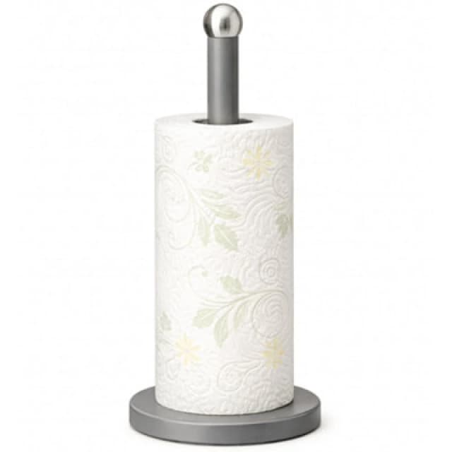 Innoteck Essentials Kitchen Paper Towel Holder - Matt Grey.