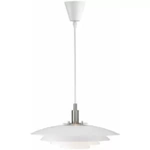 Nordlux Bretagne Dome Pendant Ceiling Light White, G9