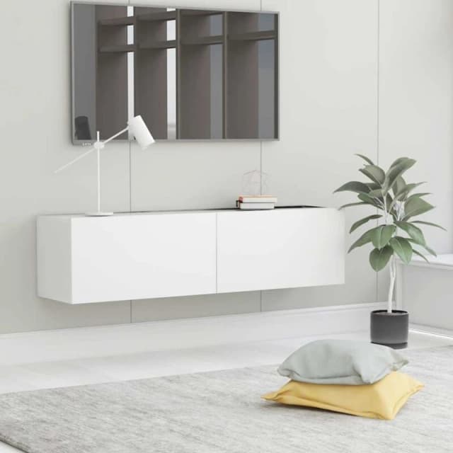 VIDAXL TV Cabinet White 120x30x30cm Engineered Wood vidaXL 801490
