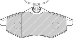 Ferodo FDB1542 Brake Pad Set Front Axle Premier Car
