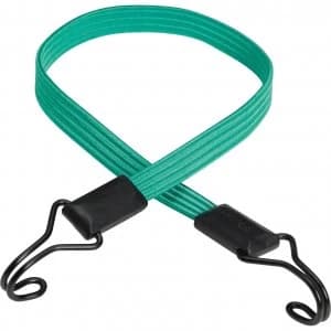 Masterlock Double Hook Flat Bungee Cord 800mm Green Pack of 1