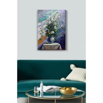 Kanvas Tablo (50 x 70) - 122 Multicolor Decorative Canvas Painting