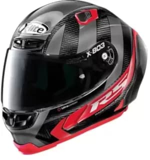 X-Lite X-803 RS Ultra Carbon Wheelie Helmet, black-grey-red, Size XS, black-grey-red, Size XS
