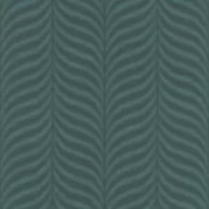 Grandeco Boutique Collection Organic Feather Teal Embossed Wallpaper