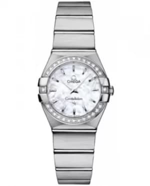 Omega Constellation Brushed Quartz 24mm Womens Watch 123.15.24.60.05.001 123.15.24.60.05.001