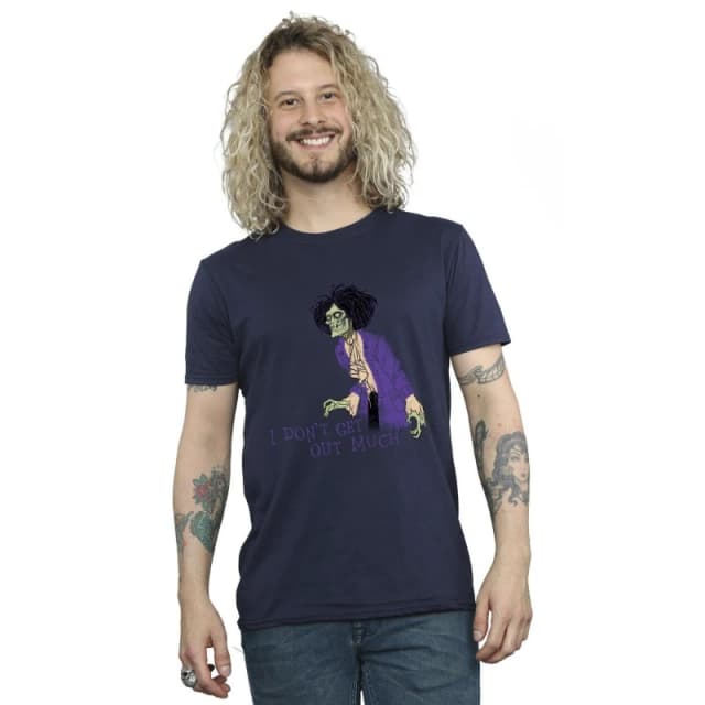 Disney Men Hocus Pocus Don't Get Out Much T-Shirt in Navy Size: Small Navy S Male 5063153088832