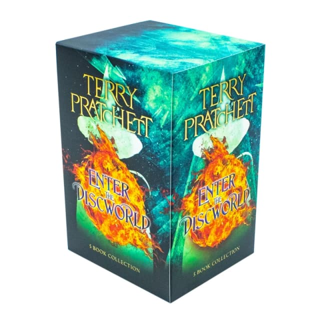 Terry Pratchett Discworld Novels Series Box Set The Colour Of Magic Equal Rites Mort Guards Guards And Going Postal Terry Pratchett Books