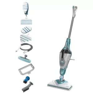 Black & Decker BHSM166DSM-GB 1600W Steam Mop & 11 Accessories - White