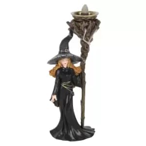 Witch with Staff Backflow Burner