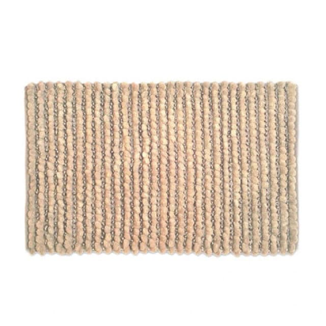 Allure Bath Fashions Sparkle Chunky Bobble Non Slip Bath Mat - Beige