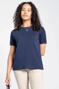 Cotton-Blend 'NosiBotanical Lavern' Short Sleeve Top