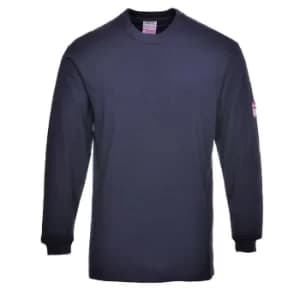 Modaflame Mens Flame Resistant Antistatic T-Shirt Navy 5XL