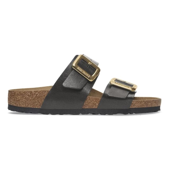 Birkenstock Womens buckle sandals Birkenstock Sydney Birko-Flor Noir Female 36 Etroit