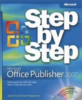Microsoft Office Publisher 2007 Step by Step by Joyce Cox Paperback