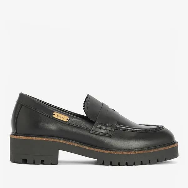 Barbour Womens Norma Leather Loafers - UK 7
