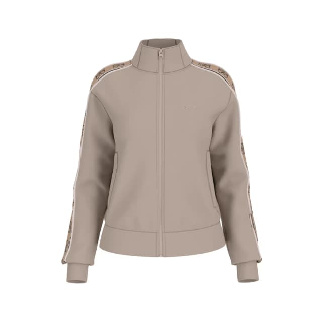 Guess Womens full-zip sweatshirt Guess Britney Beige Female S